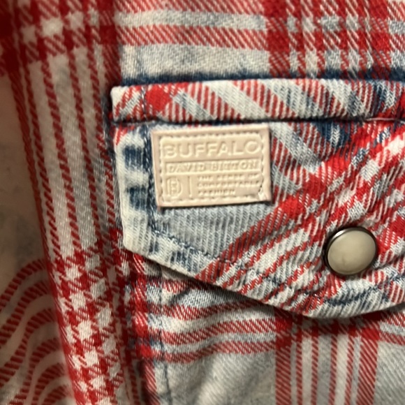 Buffalo David Bitton pearl snap flannel - Picture 6 of 6